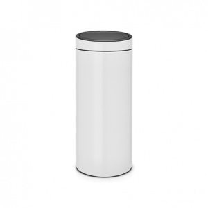 Бак мусорный 30л белый Brabantia touch bin 115141