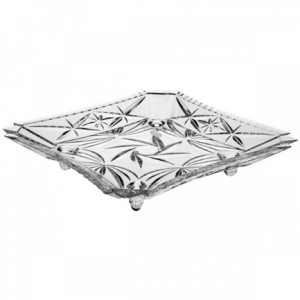 Тарелка на ножках Pinwheel, 18.5 см 990/60602/0/39010/185-109 Crystal Bohemia