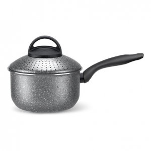 Ковш Biostone Vesuvius (1.5 л), 16 см, с крышкой PastaSi Baby PEN 8018 Pensofal
