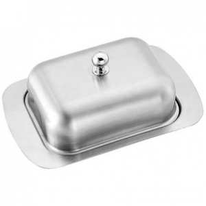 Масленка Agness с металлической крышкой,19х12х7 см 912-016 Agness