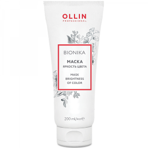 Ollin Professional Маска для окрашенных волос Яркость цвета, 200 мл (Ollin Professional, Уход за волосами)