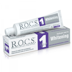 R.O.C.S Зубная паста UNO Whitening, 74 г (R.O.C.S, Для Взрослых)