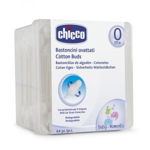 Chicco Ватные палочки с ограничителем