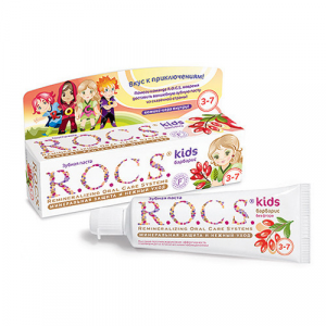 R.O.C.S Зубная паста Барбарис, 45 г (R.O.C.S, Kids 3-7 years)