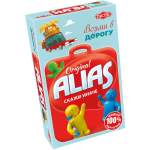 Настольная игра "Alias Travel" (Алиас/Элиас/Скажи иначе. Компактная версия) Tactic 58790