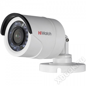 Цилиндрическая HD-TVI видеокамера для улицы Hiwatch DS-T100 (6мм)