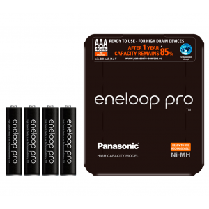 Аккумулятор Panasonic Eneloop Pro, BK-4HCDE/4LE, тип ААА, 900 mAh