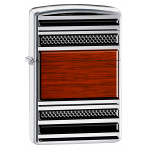 Зажигалка Zippo № 28676 Pipe High Polish Chrome дерево