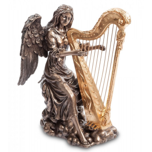 Статуэтка "Ангел играющий на арфе" Veronese