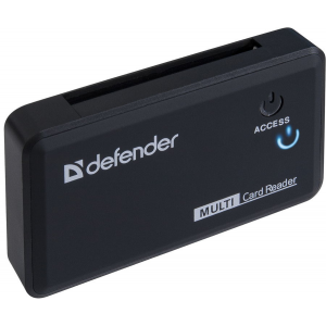 Картридер Defender Optimus USB 2.0 5 слотов 83501