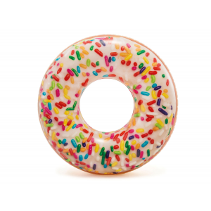 Круг для плавания надувной Intex Sprinkle Donut Tube 56263