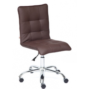 Кресло офисное TetChair ZERO кож/зам, brown, 36-36