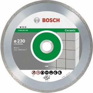 Круг алмазный Bosch Standard for ceramic 230x22 корона сплошной(2.608.602.205)