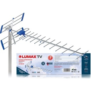 Антенна телевизионная Lumax DA2507A, активная