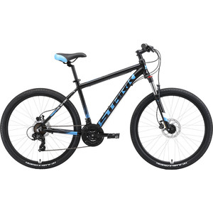 Велосипед Stark Indy 26.2 HD (2019) черный/синий/голубой 16''
