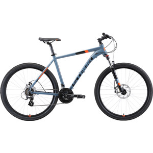 Велосипед Stark Router 27.3 D (2019) серый/черный/оранжевый 22''