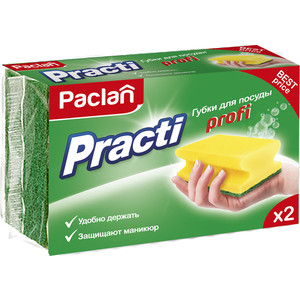 Губка Paclan Practi Profi для посуды
