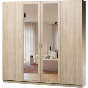 Шкаф комбинированный Гамма Лайт дуб сонома с зеркалом