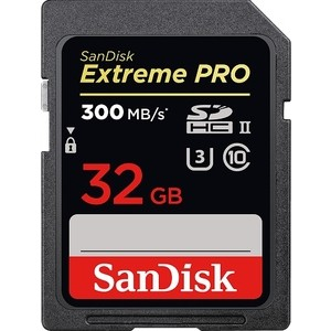 Карта памяти Sandisk Extreme PRO SDHC UHS-II (SDHC 300 MB/s 32 Gb) SDSDXPK-032G-GN4IN