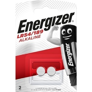 Батарейки алкалиновые "Energizer", LR54/189 FSB2