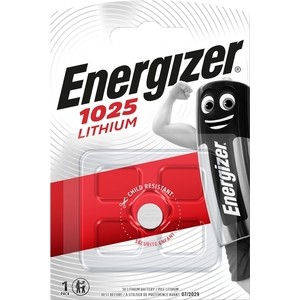 Батарейка Energizer Lithium CR1025, 3 V
