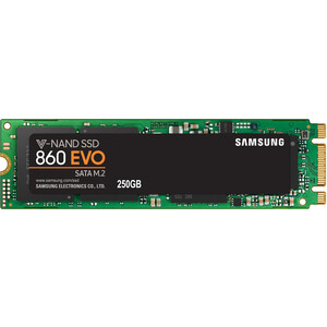 Твердотельный накопитель Samsung "860 Evo" 250 Гб MJX M.2 SATA 6Gb/s MZ-N6E250BW