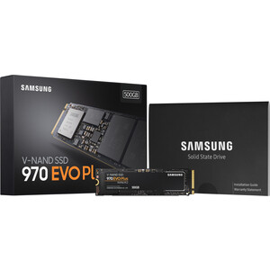 Твердотельный накопитель Samsung "970 EVO Plus" 500 ГБ Phoenix M.2 PCIe Gen 3.0 x4 NVMe 1.3 MZ-V7S500BW
