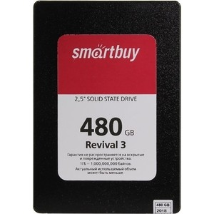 Внутренний SSD-накопитель 480Gb Smartbuy Revival 3 PS3111 SB480GB-RVVL3-25SAT3 SATA3 2.5"