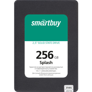 SSD накопитель SmartBuy SSD 256Gb Splash SBSSD-256GT-MX902-25S3