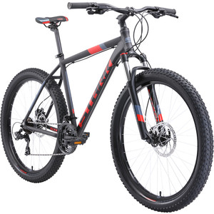 Велосипед Stark Hunter 27.2+ HD (2019) чёрный/красный/серый 22''