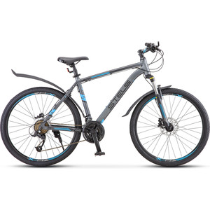 Велосипед Stels Navigator 640 D 26 V010 (2019) 15.5 серый/синий
