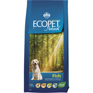 Корм сухой Farmina Ecopet Natural для взрослых собак с рыбой