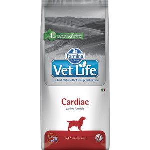 Сухой корм Farmina Vet Life Dog Cardiac для собак с хронической сердечной недостаточностью 2кг