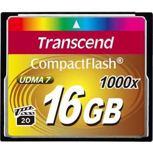 Карта памяти Transcend Compact Flash Ultimate 1066x 16Gb TS16GCF1000