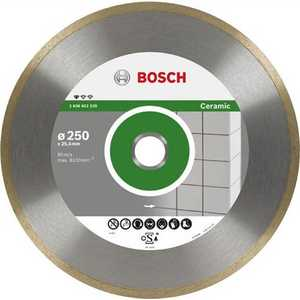 Круг алмазный Bosch Standard for ceramic 200x25.4 корона сплошной(2.608.602.537)