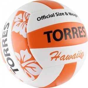 Мяч волейбольный любительский для пляжа Torres Hawaii V30075B размер 5