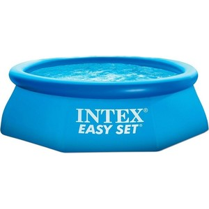 Бассейн надувной INTEX Easy set 244x76см,фильтр-насос 28112