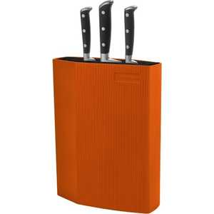 Подставка для ножей пластиковая Rondell , оранжевая RD-470 Rondell
