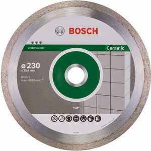 Круг алмазный Bosch Best for ceramic 230x25.4 корона сплошной(2.608.602.637)