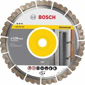 Круг алмазный Bosch Best for universal and metal 125x22 сегмент (2.608.603.630)