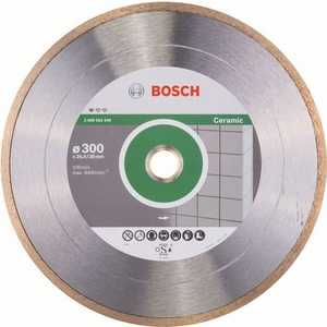Круг алмазный Bosch Standard for ceramic 300x25.4/30 корона сплошной(2.608.602.540)