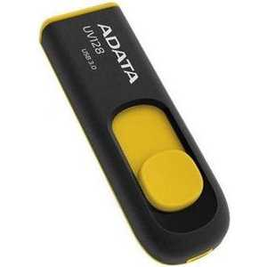 Флеш-диск ADATA 16Gb UV128 черный/ желтый (AUV128-16G-RBY)