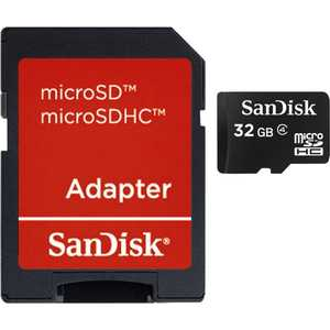 Карта памяти Sandisk 32GB microSDHC Class 4 (SDSDQM-032G-B35A)