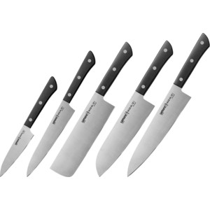 Набор из 5-и ножей Samura Harakiri SHR-0250B/K