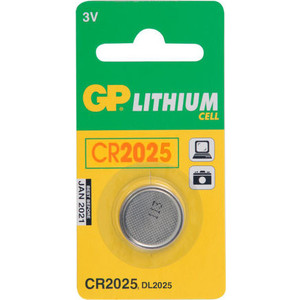 Литиевые дисковые батарейки gp lithium cr2025 cr2025-7cr5