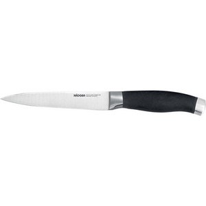 Нож универсальный Nadoba "Rut", цвет: черный, длина лезвия 12,5 см 722711