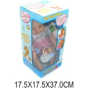 Кукла-младенец Shantou Gepai писающая пьющая 801-9 37 см