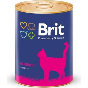 Консервы Brit Premium Kitten Lamb ягненок для котят