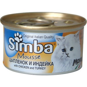 Консервы Simba Petfood Cat Pate with Chicken and Turkey с курицей и индейкой паштет для кошек