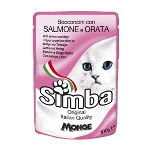 Паучи Simba Petfood Cat Chunkies with Salmon and Flatfish с лососем и камбалой паштет для кошек